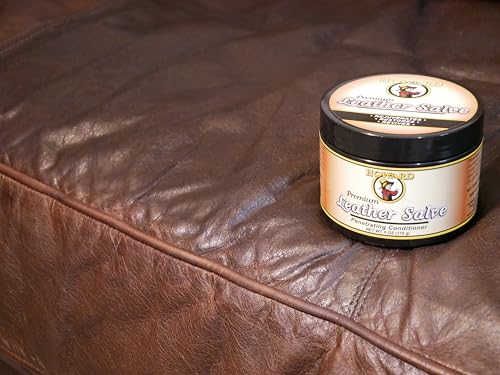 Image of Howard Products Leather Salve - Car Leather Cleaner and Conditioner, Rejuvenates, Protects