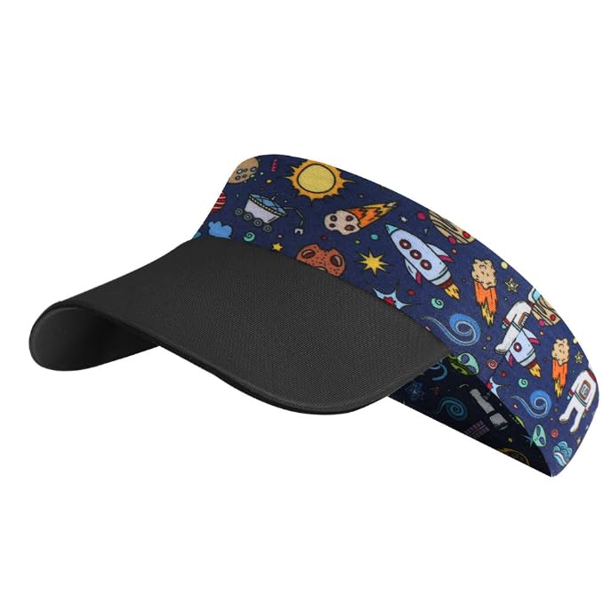 Gorra con visera para niños, unisex, sombrero de verano, visera para el sol, sombreros para niñas, visera para niños, gorra para correr, playa, tenis, visera solar