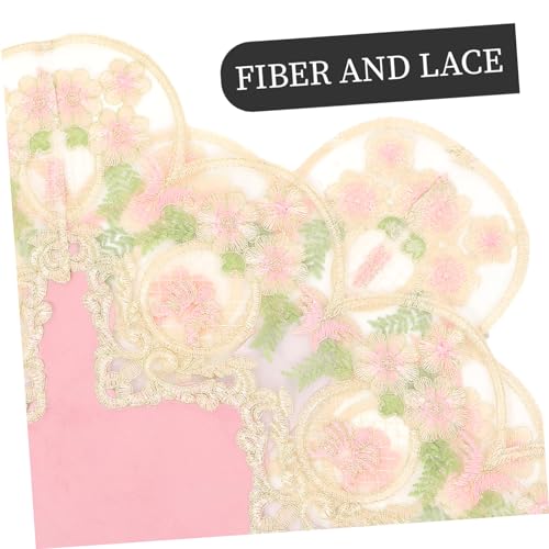 Napperon dentelle européenne chic petit format pastel pour décoration table