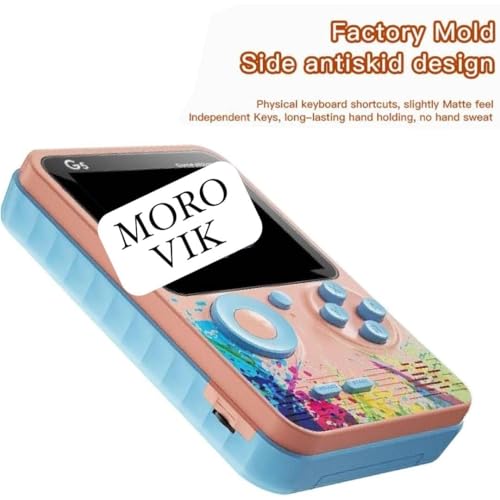 Image of Video Game for Kids , Handheld 400 in 1 Games for Kids - Game Box with TV Output & with Gaming Console - Rechargeable Video Game for Kids (G-5)