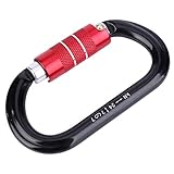 Kletterkarabiner O Förmiger Verriegelungskarabiner Wandern Bergsteiger Outdoor Sportgeräten