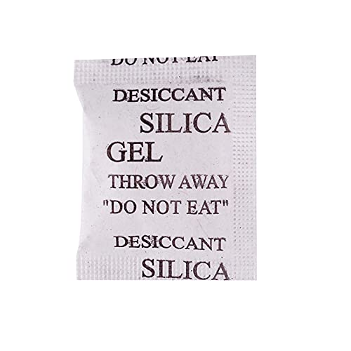 PATCO Pure & Premium Silica Gel 1 gram Pouch Desiccant/Moisture Absorber/Moisture Absorbent For Room Cupboard Kitchen Shoe Wardrobe Car Camera Lenses (Pack of 200)