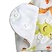 HahaGo Baby Stoffwindel waschbar wiederverwendbare Windeln All-in-One-Taschenwindel für die meisten Babys und Kleinkinder (4PCS, Orange Fox Muster)