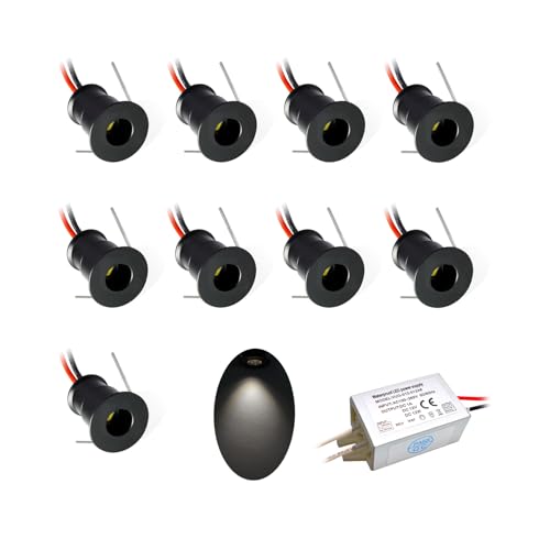 kpslcerna LED Mini Spot Light 9PCS 12v Recessed Ceiling Down