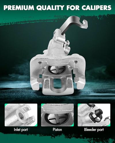 Image of SCITOO Rear Left+Right Brake Calipers With Bracket 19-B2068 19-B2069 Compatible For Acura TSX 2004-2008 For Honda For Accord 1998-2007