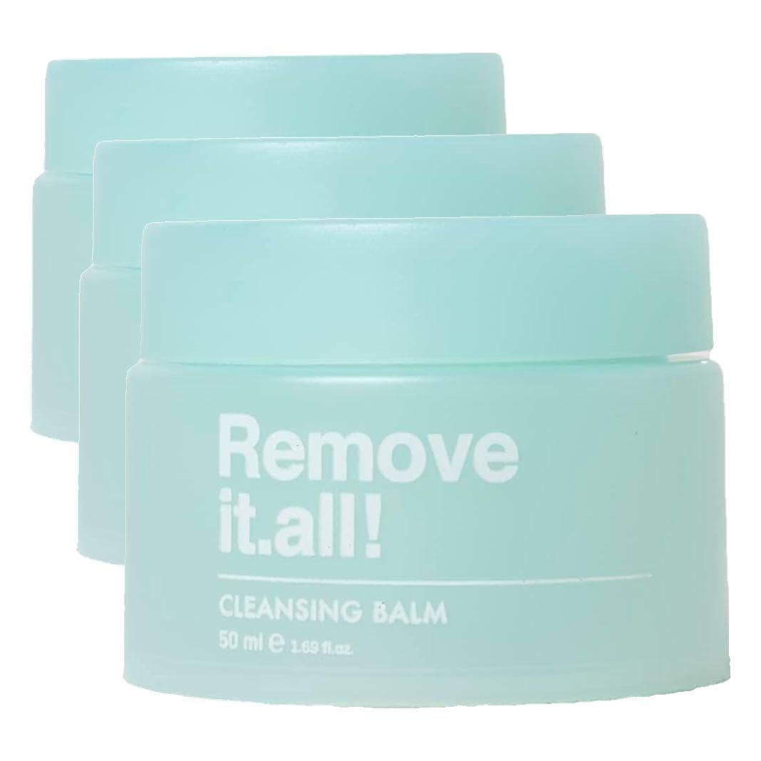 Makyaj ve Yüz Temizleme Balmı Arındırıcı Nemlendirici Aydınlatıcı Yağ Bazlı Cleansing Balm 50 ML (3 paketi)