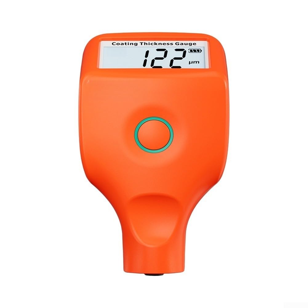 Schichtdickenmessgerät YHT46 Lackmessgerät Auto mit FE/NFE Erkennung - Präzises Handheld Gerät für Gebrauchtwagenkäufer - LCD Display 6.5x10.6cm(orange)