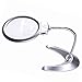XYK Large 2X 5X LED Lighted Magnifier with Stand - Folding Design with 2 LED Lamp and Jumbo 5.5 Inch Lens - Best Hands Free Magnifying Glass with Light for Reading