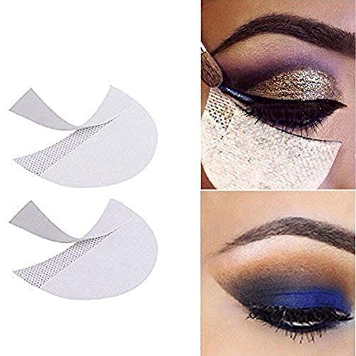 Paquete de 100 parches profesionales desechables para sombra de ojos, para extensiones de pestañas, protección de maquillaje de labios 3