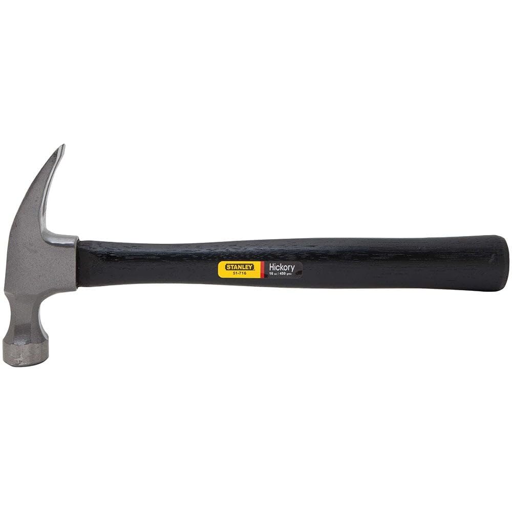 16 Oz. Rip Claw Wood Handle Hammer by STANLEY – 16-Ounce Rip Claw, Blend, Black, Yellow, Model 51-716