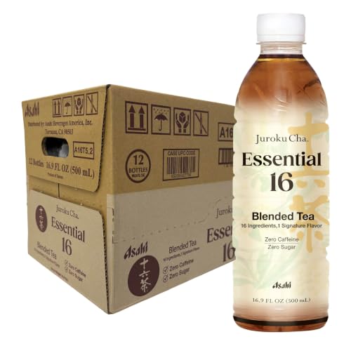 Juroku Cha – Smooth & Refreshing Japanese Tea, Supports Body & Mind, Great with Any Meal, Unsweetened, Caffein Free, 16.9 oz (12 Pack) image 4