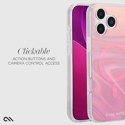 Image of Case-Mate Soap Bubble iPhone 17 Pro Max Case - Peach Iridescent