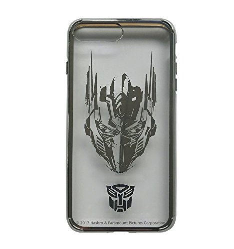 Transformers: Licensed Phone Case - Optimus Prime Silver - Clear Pc Snap-On Hard Shell, For Iphone 7 Plus, Iphone 8 Plus - Swordfish Tech #TOP4
