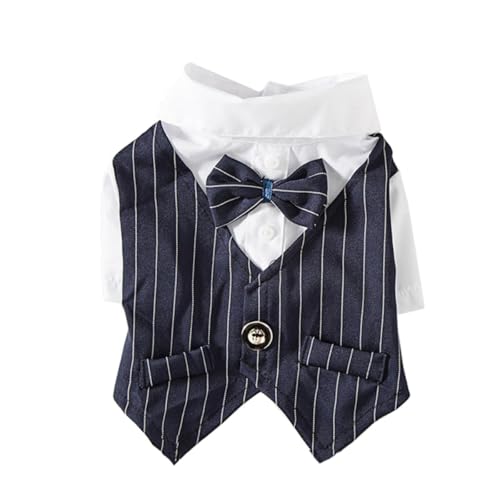 Disfraz de perro vestido azul marino talla L