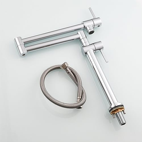 Robinet de remplissage de casserole avec bras oscillant extensible double rotule - 3