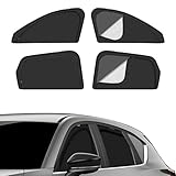 マツダ CX-5 KF系 車種専用 メッシュカーテン サンシェード 遮光 換気 CX5 KFEP KF5P KF2P サイド用 2in1 カーテン 日除け 虫避け マグネット カーシェード 通風 UVカット運転席 助手席 インテリア アクセサリー カスタム 4枚