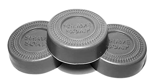 3 Pack Shaving Soap made with Shea Butter and Dead Sea Mud