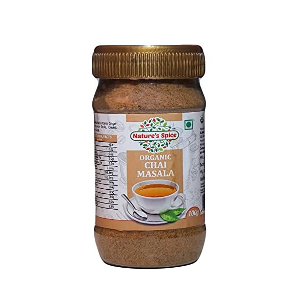Nature's Spice - Pure as Nature Intended Organic Chai Masala Powder For Tea Lovers,100G