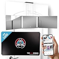 Specchio 360 Gradi Con LED | Specchio Da Barba E Trucco Regolabile - Per Taglio Capelli Fai Da Te - Foto 2