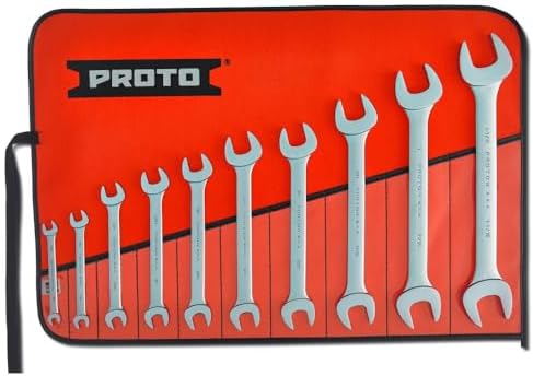 Proto 10 Piece Satin Open-End Wrench Set