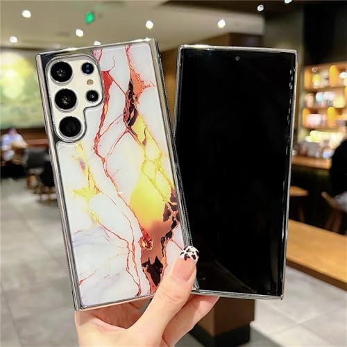 Coque marbre Samsung A54 carrée pour votre quotidien - 4