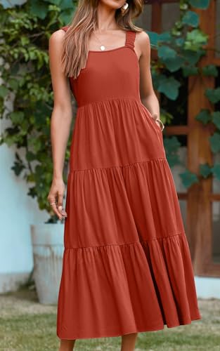 PRETTYGARDEN Women's 2025 Sun Dresses Women Summer Casual Flowy Tired Maxi Dress Backless Beach Long Dresses Tank Dress2