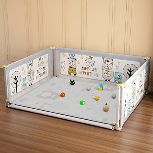 Baby Playpen, Fold Down Safety Playpen for Toddlers - 70.8X 78.7 Extra Large & Reliable Play Center for Infants with Anti-Slip Suckers and Super Soft Breathable Mesh