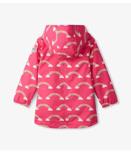 Hatley Jaqueta de verão para meninas de primavera arco-íris (bebê/criança pequena), roxo fúcsia, Rox