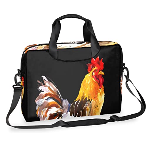 Maletín de mensajero para portátil de 13 14 15 16 pulgadas funda de gallo de hombro