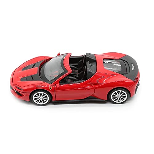 Image of Invite Exclusive Alloy Metal Pull Back Die-cast Car 1:32 Ferrari J50 Diecast Metal Pullback Toy car with Openable Doors & Light, Music Boys Gifts Toys for Kids,Toy【Colors as Per Stock】