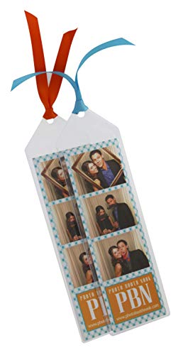 Photo Booth Nook Bookmark Sleeves - Vinyl Photobooth Strip Frames, Picture Strip Holder, Lightweight, Shatterproof Material - Ideas For Party Favors - 2 1/2 X 7 1/8-Inch (100 Count) #TOP13