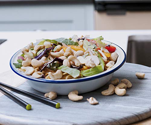 Zeina Jumbo Cashew Nuts (Raw) with High Vitamin B6 and Iron (1Kg) - Natural Fibre and Protein. A Fresh Healthy Snack with Resealable Bag - Peanut and Sesame Free