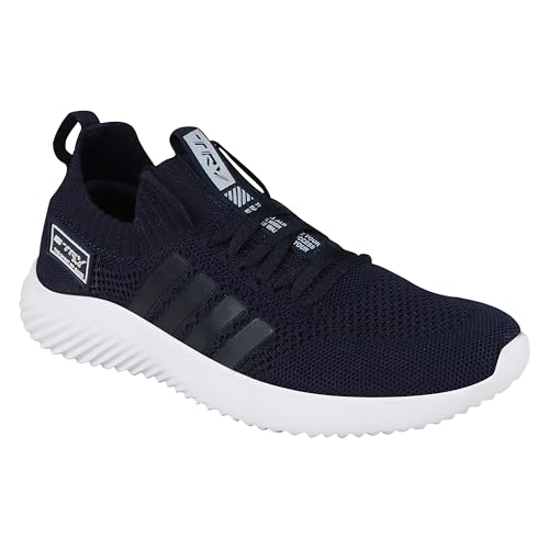 Image of TRV KnitComfort Laceup Sneaker-Lightweight Breathable Walking Shoe for dailywear N-95-P