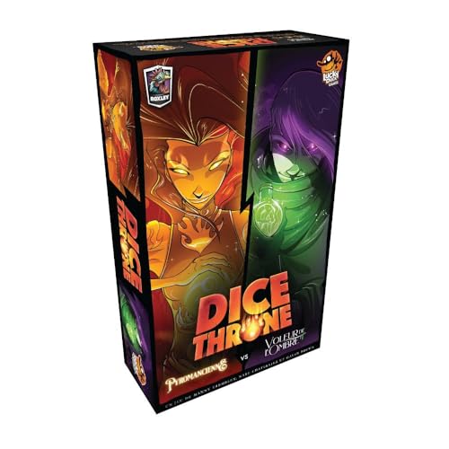 Lucky Duck Games Dice Throne Temporada 1 Piromancia VS Ladrón de Sombras