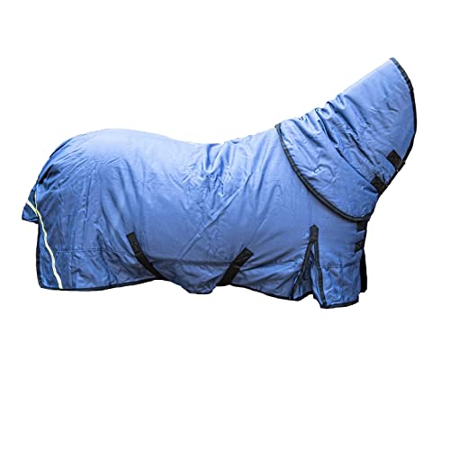 LSSOAZZVVN Horse Turnout Blanket Horse Turnout Rug with Detachable Neck Cover Heavy-Duty 600D/50g Winter Waterproof Horse Turnout Sheet