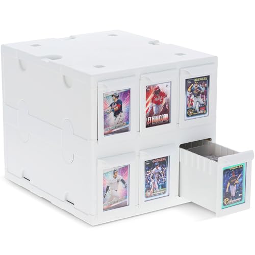 Image of BCW 6-Drawer Card Catalog, White