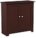 Bush Furniture Cabot Small Storage Cabinet with Doors in Harvest Cherry