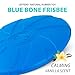 Jeffers Pet Natural Rubber Dog Chew Toy – Blue Bone Stamp Frisbee, Medium – Vanilla Scent, Durable, Non-Toxic, Dishwasher Safe, Interactive Fetch & Tug Toy - Perfect for Training Medium Chewers