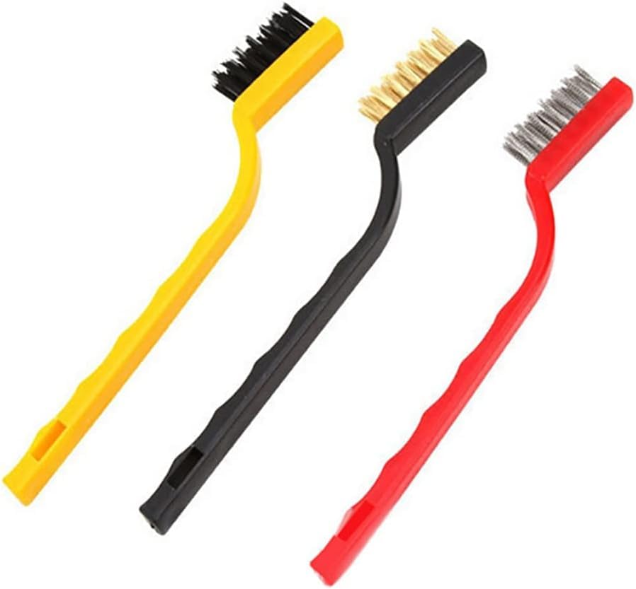 RK RETAILER 3 Pieces 7" Industrial Steel Wire Toothbrush Copper Brush Steel Nylon Rust Brush (B0CZ3P57NW) Amazon Price History, Amazon Price Tracker