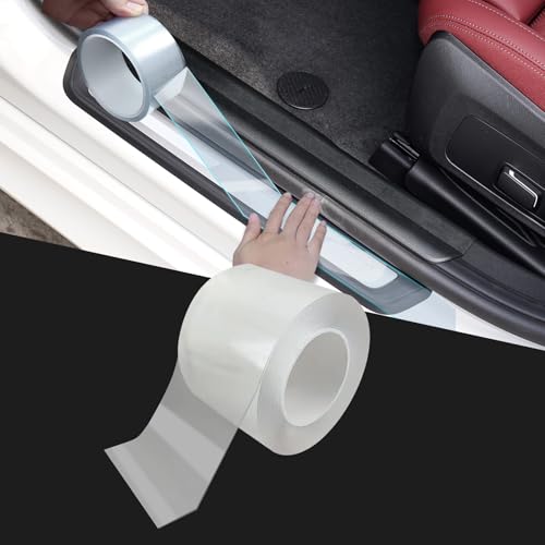 Car Door Entry Guard, Anti-Collision Protector Tape, Car Door Still Protector, Transparent Anti-Collision Strip, Car Door Edge Trim Protection Film Fit for Cars SUV MPV