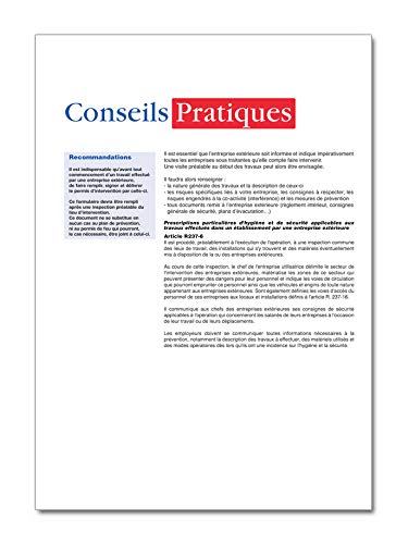 Permis d'Intervention par une Entreprise Exterieure - P063