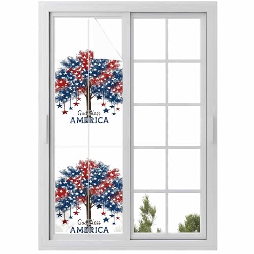 Película de privacidad para ventana LBCASA, roja, 17.7 x 78.7 in