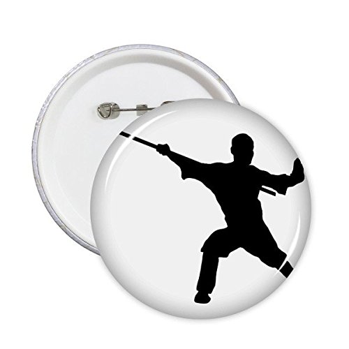 Pins kung fu d'art martial chinois pour masquer un accroc et décorer