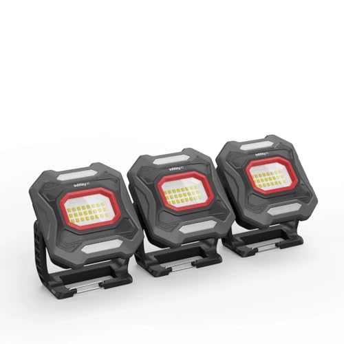 Infinity X1 2000 Lumen Rechargeable Worklights - 3 Pack
