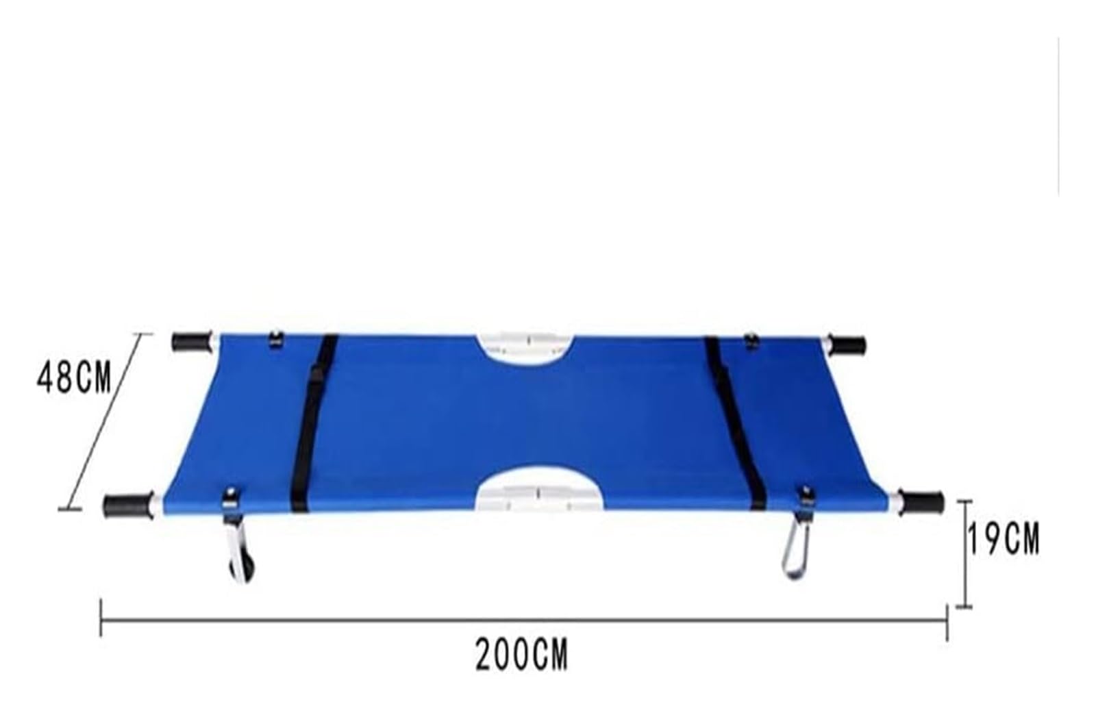 Barella Pieghevole Da Pronto Soccorso | Lettino Portatile Per Emergenze In Casa, Ambulatorio Sportivo E Ambulanza, Carico Max 159kg