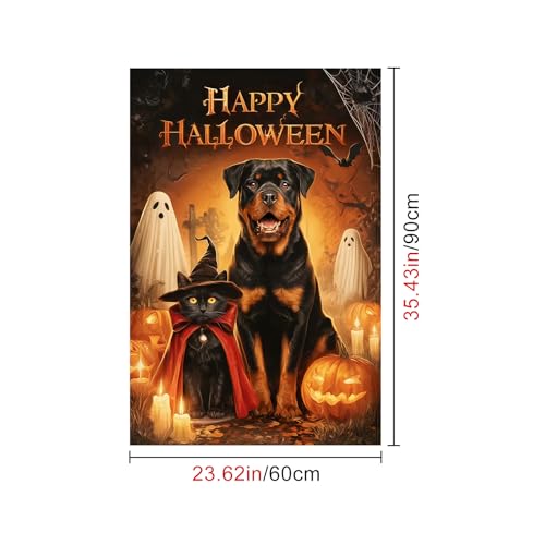 Vinilo decorativo Halloween para ventana de 24x36 pulgadas miniatura 3