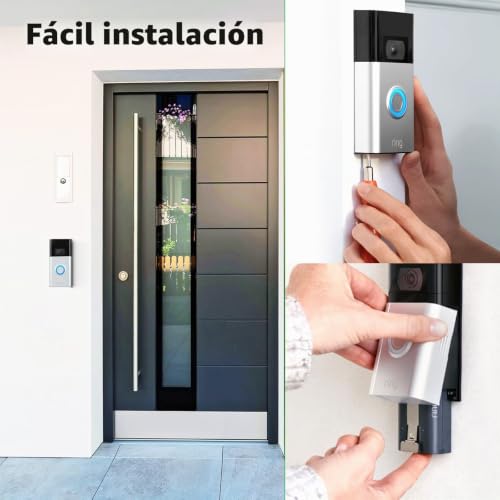 Batería de repuesto 6040 mAh para solucionar fallos de carga en timbres Ring 7