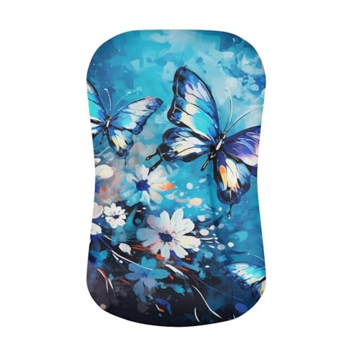 Zanxiantu Butterfly Sleep Lounger Cover Baby Pillow Cover for Newborn Soft Lounger Cover Snuggle Me Organic Lounger Cover Baby for Travel Home