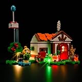 LocoLee LED Light Compatible with LEGO Animal Crossing Isabelle’s House Visit, Creative Lighting Set Compatible with LEGO Isabelle House 77049 Set, Gift for Animal Crossing Fans (No Models Only Light)