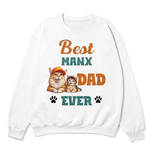 Best Cat Dad Ever Happy Father's Day Adult Youth T-Shirt Hoodie Sweatshirt